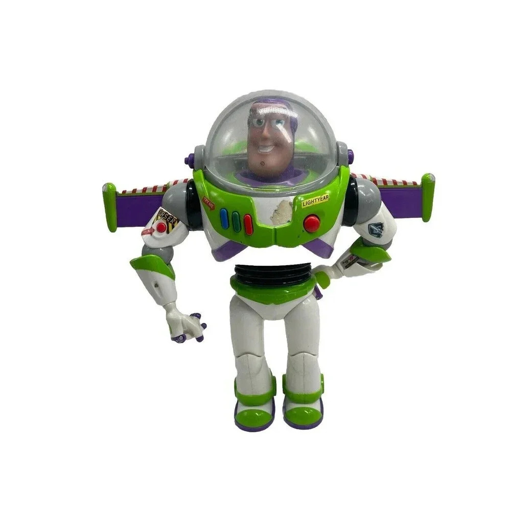 Toy Story Talking Buzz Lightyear Deluxe Space Ranger 12" Action Figure Thinkway